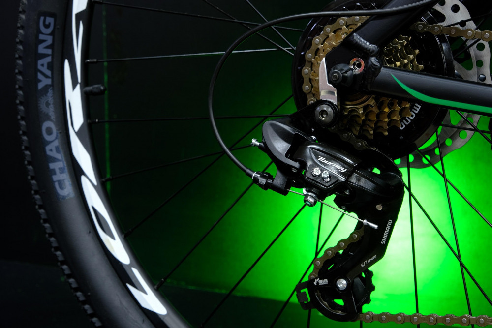 Lorak LX3 Матовый Чёрный/Зелёный рама 21 (на рост 183-190)