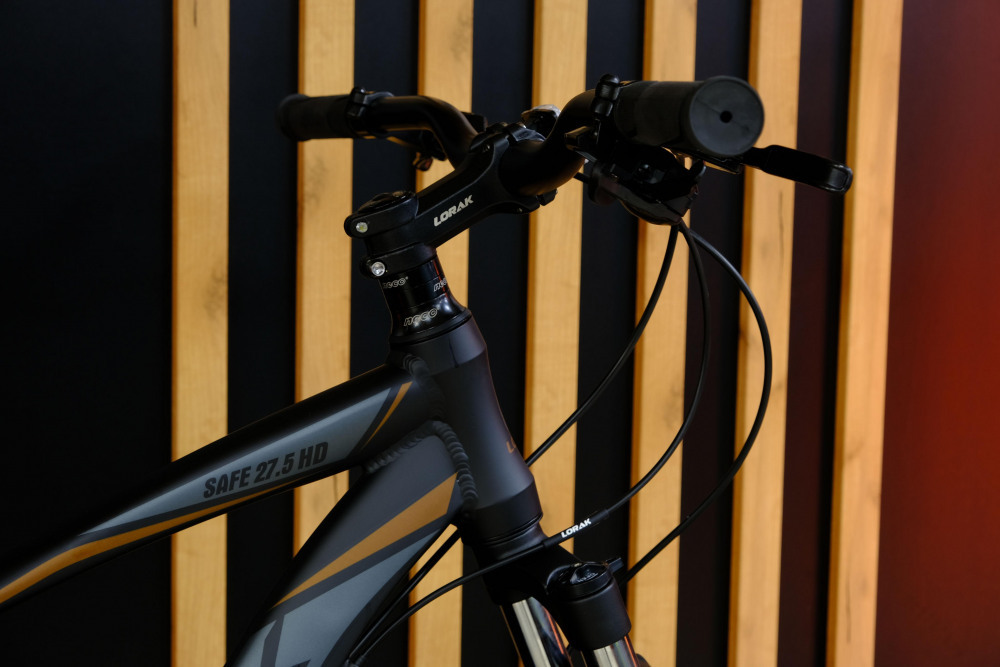 LORAK Safe 27,5 HD Матовый Черный/Коричневый рама 19 (на рост 171-182)